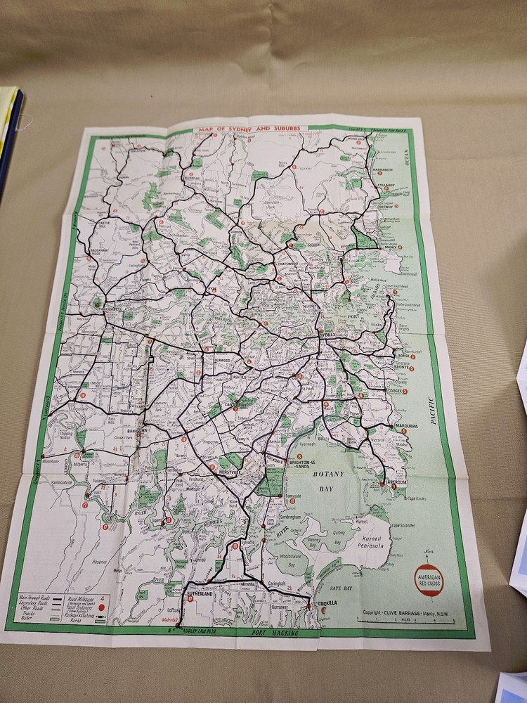 Literature & Maps from WWII footlocker