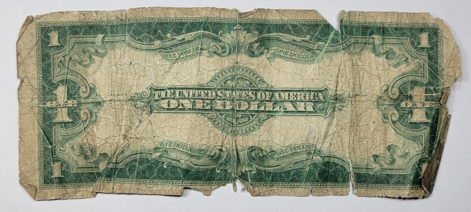 1923 $1 Horse Blanket Silver Certificate Large Size Heavily Circulated *M797