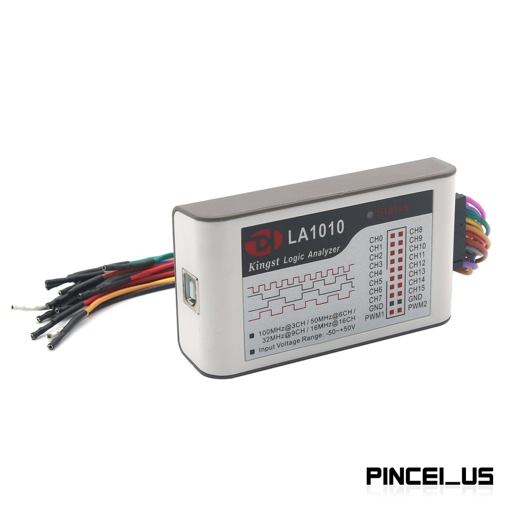 LA1010 Logic Analyzer USB2.0 16M 16CH 10G MCU ARM FPGA DSP Debugging Tools pe66