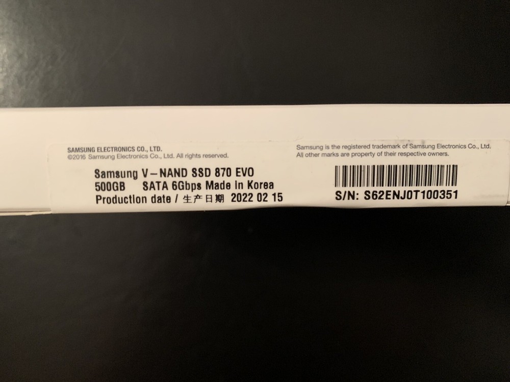 Samsung 870 EVO Solid State Drive