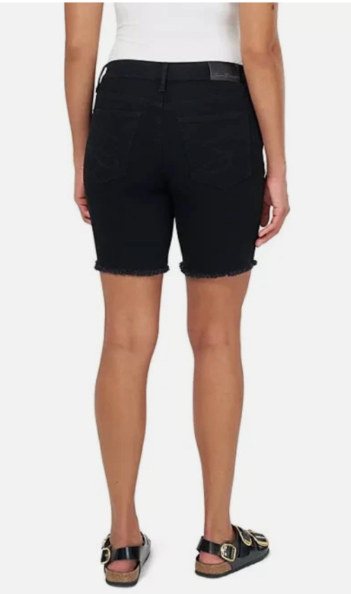 NEW!! Seven7 Women's Black Mid-Rise Relaxed Bermuda Shorts Variety in Size #427