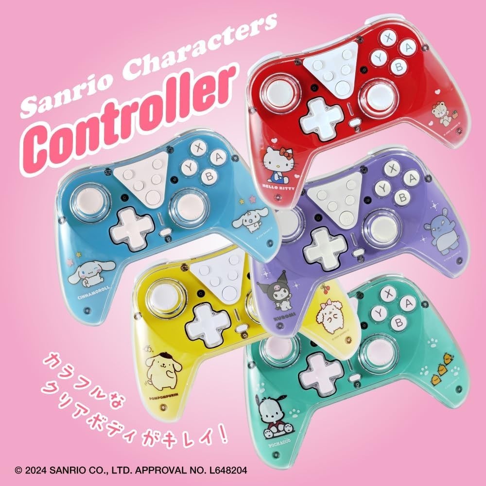 Nintendo Switch Sanrio Kuromi wireless controller Switch2／Switch／Switch Lite