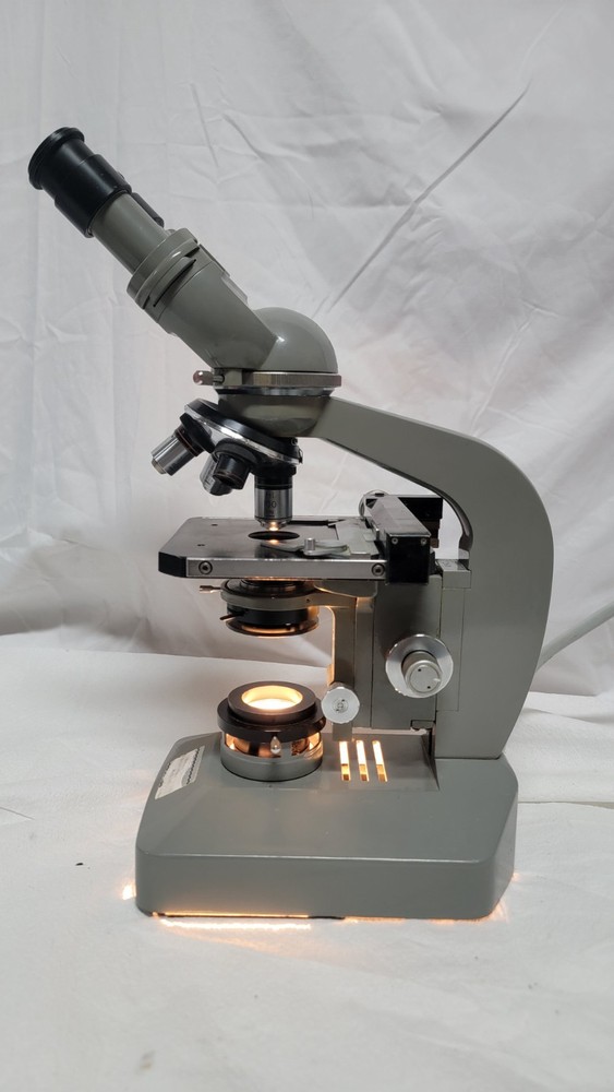 Olympus KHC Binocular Compound Microscope - Olympus Objectives - Working Lamp