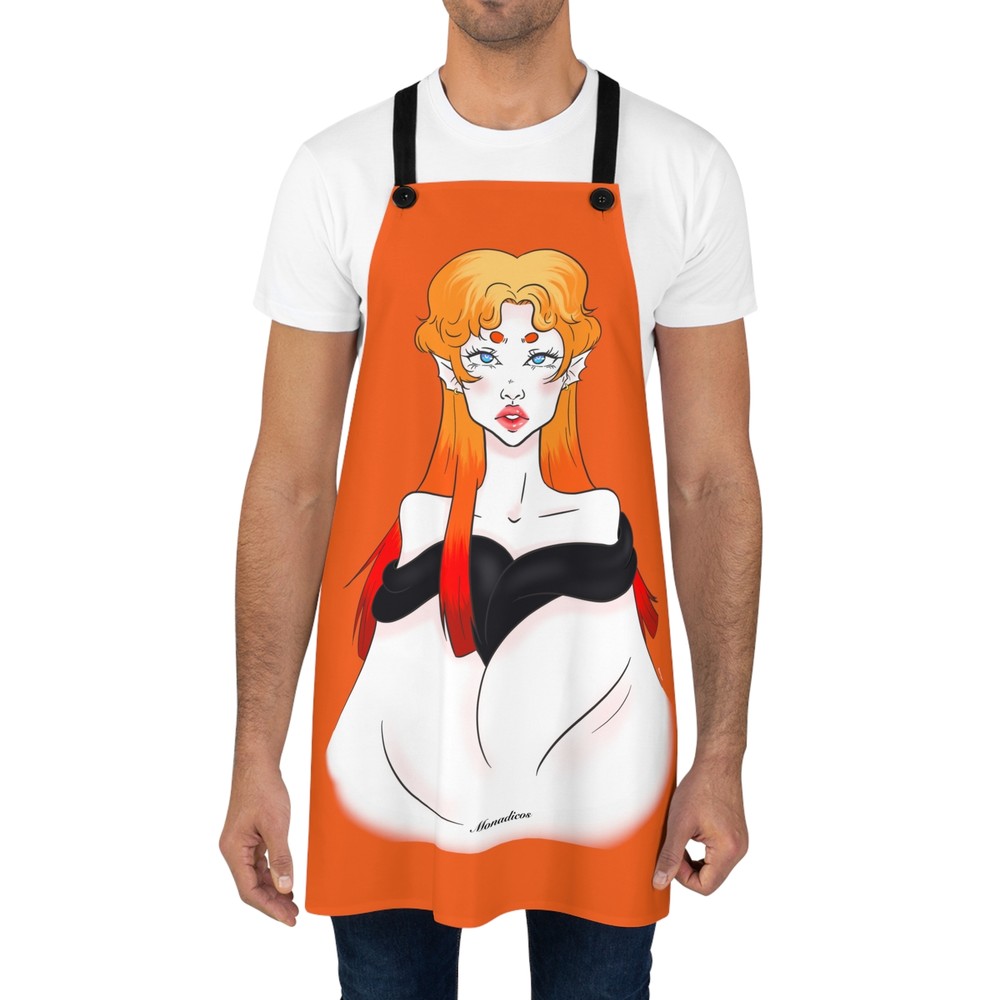 Anna | Orange | Apron (AOP)