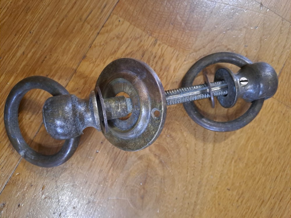 Antique Brass Loop Door or Gate drop Handle