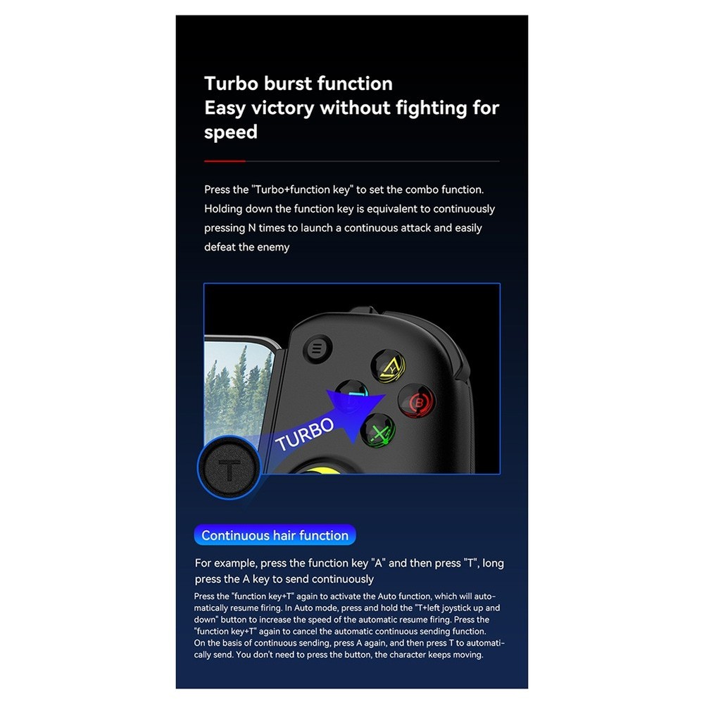 D8 PRO Stretch Gamepad for Dual Hall Somatic Macro Programming for /7025