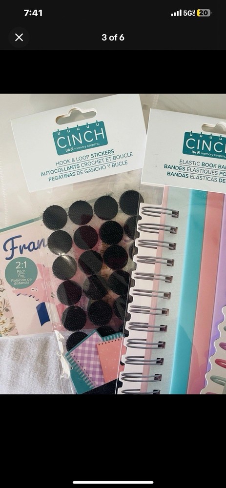 We R Memory Keepers-Cinch Binding Wires 16 Pack/Plastic Loop/etc Bundle- ALL NEW