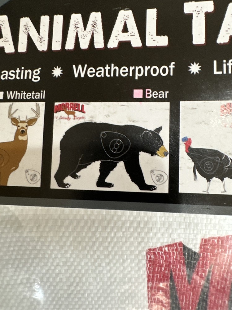Morrell Target Faces Walking Bear Polypropylene Archery Target