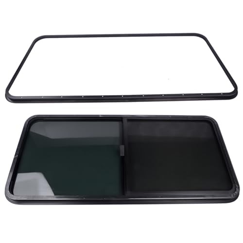 48" Width X 22" Height Horizontal Slider RV Window W/Screen & Interior