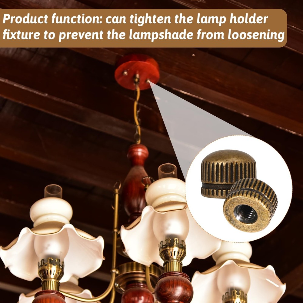 M4 Screw Caps for Light Fixture 8 Pcs Threaded Cap Nuts Ceiling Light Screw Cap