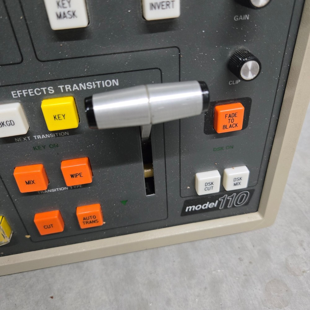Grass Valley Group Model 110 Switcher Control Panel - No Cable or Elect Frame
