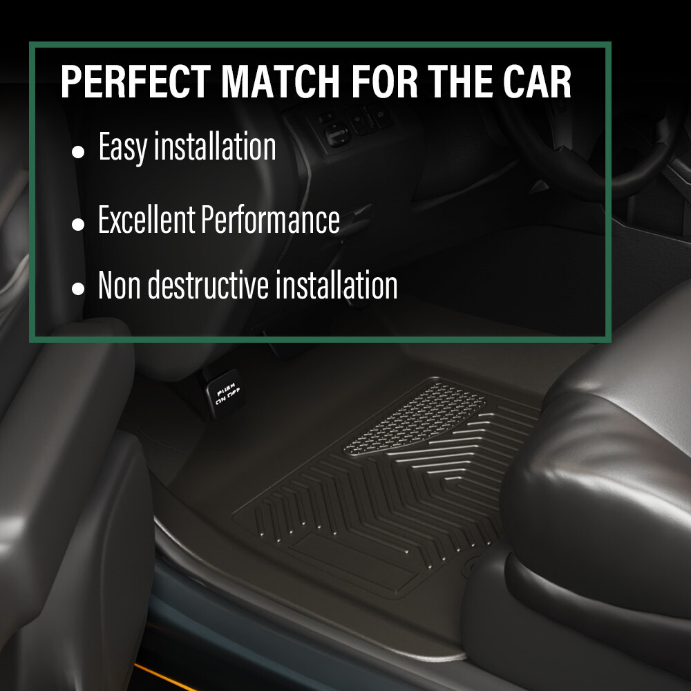 Fit For 2017-2023 Tesla Model 3 All Weather TPE Floor Mats Protection Liners