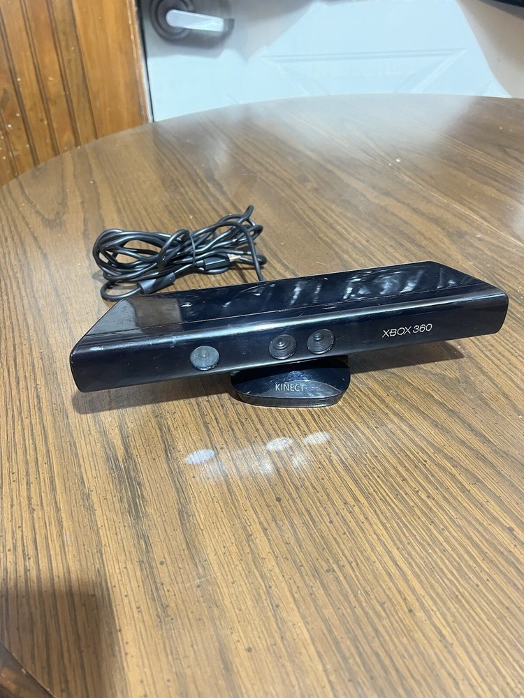 Genuine Microsoft XBOX 360 Kinect Sensor Bar Model 1414 Black NO Power Adapter