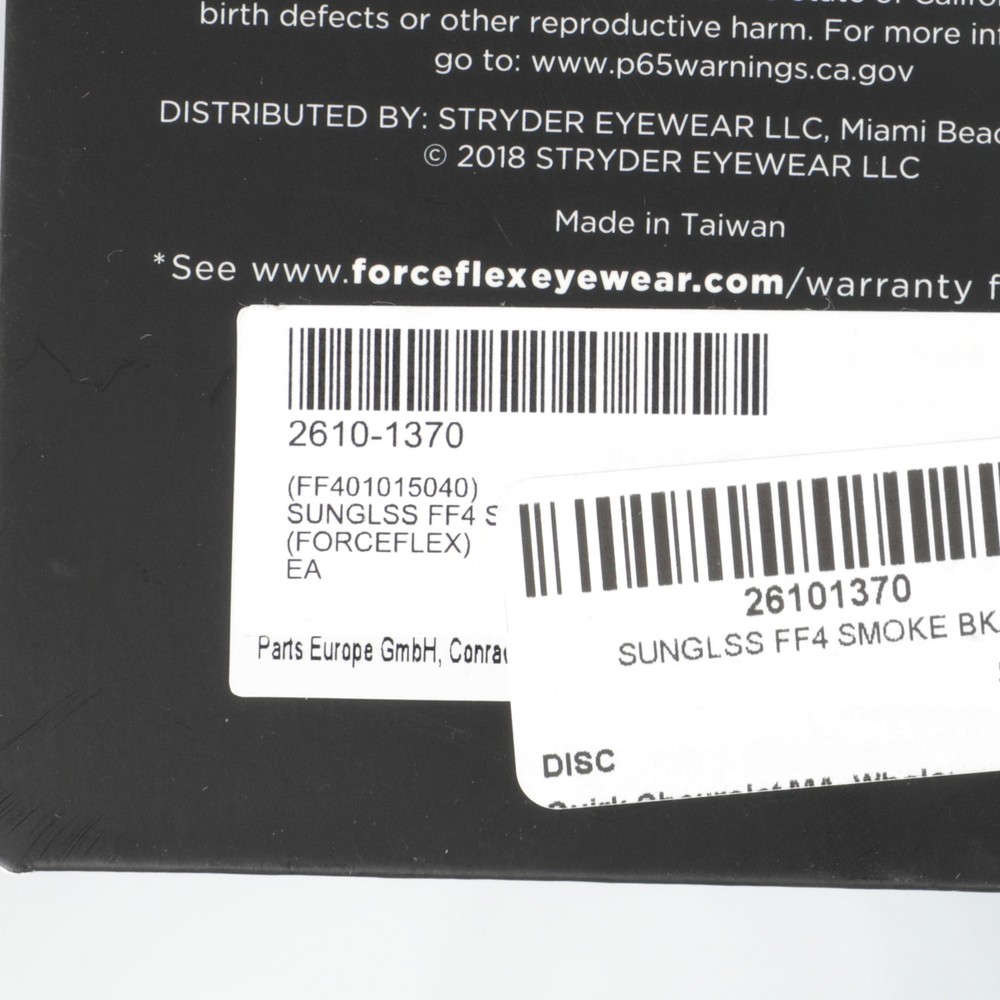 Forceflex FF4 Black/Black Sunglasses