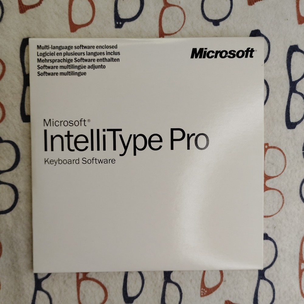 Microsoft IntelliType Pro Keyboard Software 1999 Windows 95/98