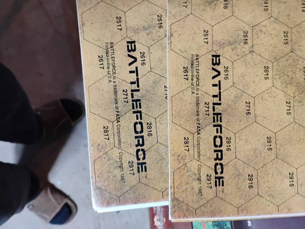 BattleTech Hex Map Sheets FASA – 4 Fold-Out Maps, 6 Playable Fields