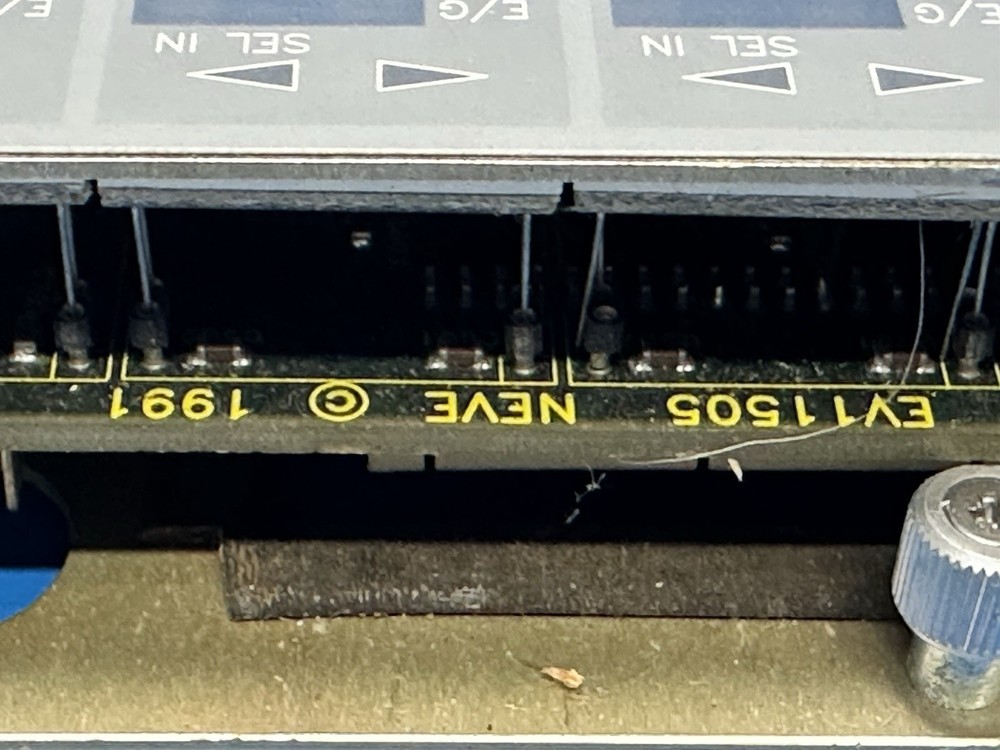 NEVE CONSOLE MIXING BOARD CONTROL PANEL PART FROM 1991