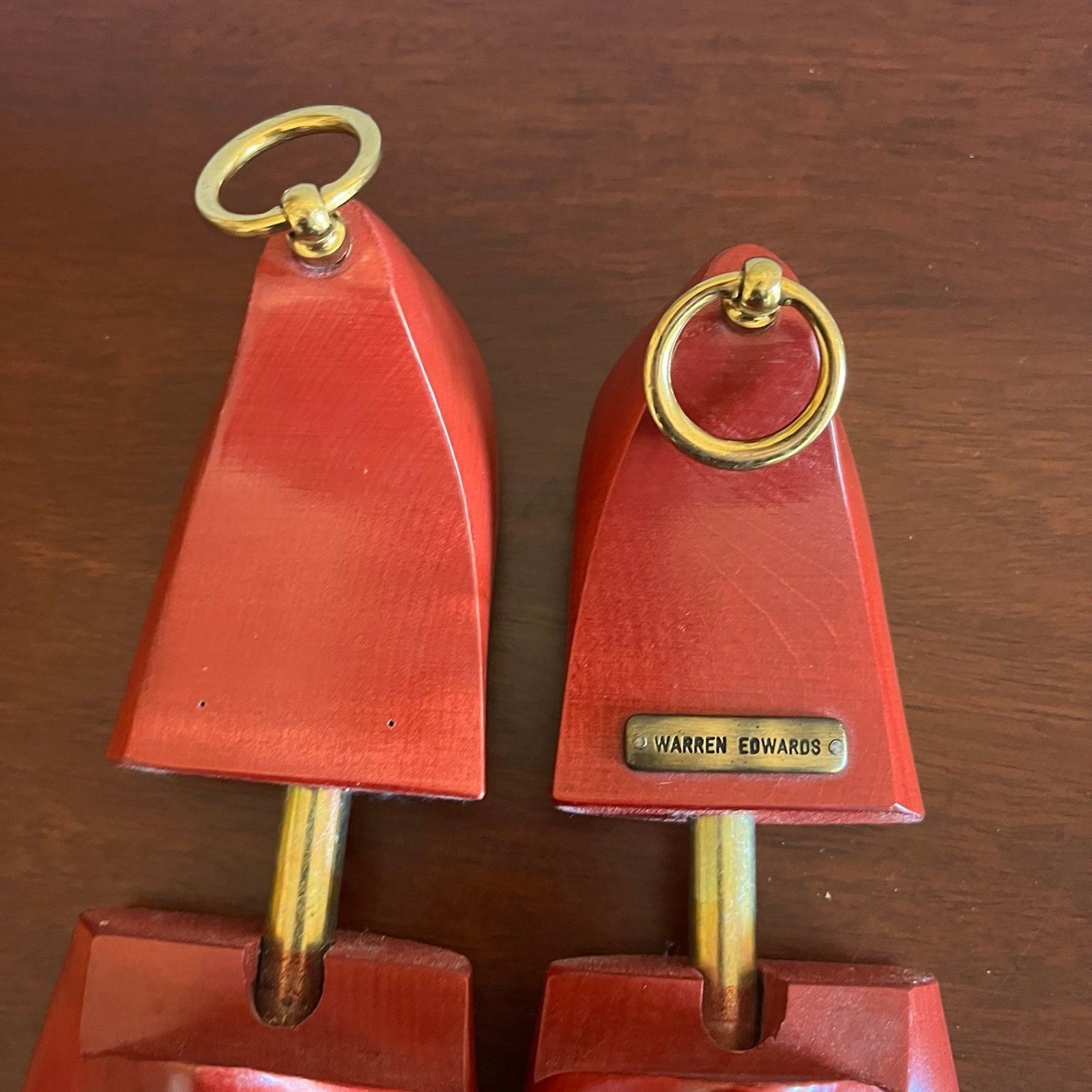 Susan Bettis Warren Edwards Shoe Trees Wooden Mismatched Mens 7 / 9