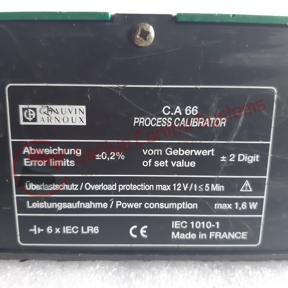Chauvin Arnoux C.A 66 Process Calibrator