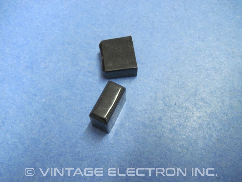 (2) NEW Rectangular Pushbutton (Button) Caps: Kie, E-Switch, Schadow, C&K, etc