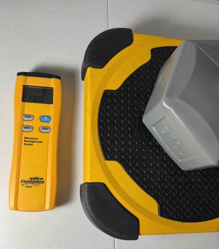 Fieldpiece SRS3 Wireless Refrigerant Scale with Remote