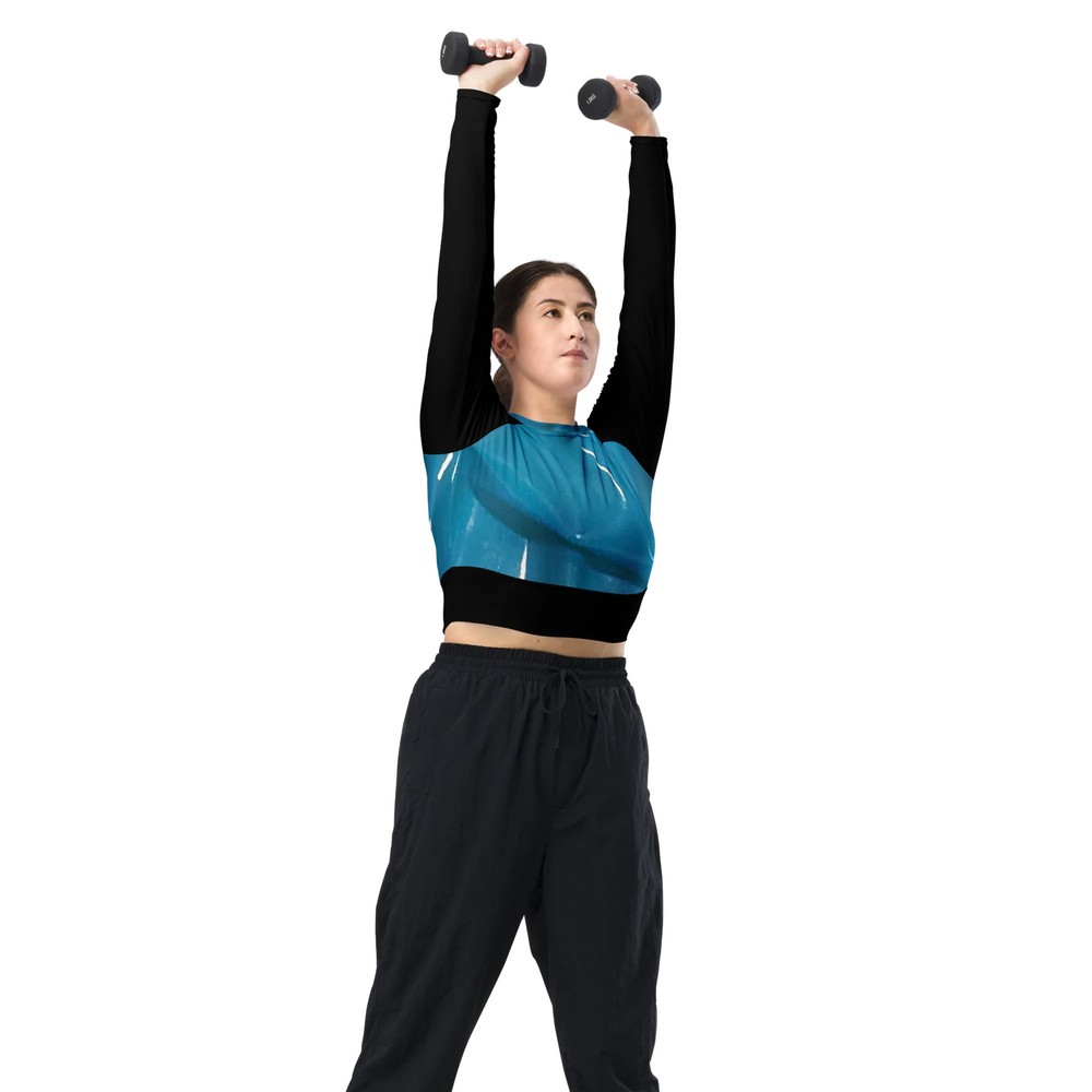 FleX Long-sleeve Crop Top