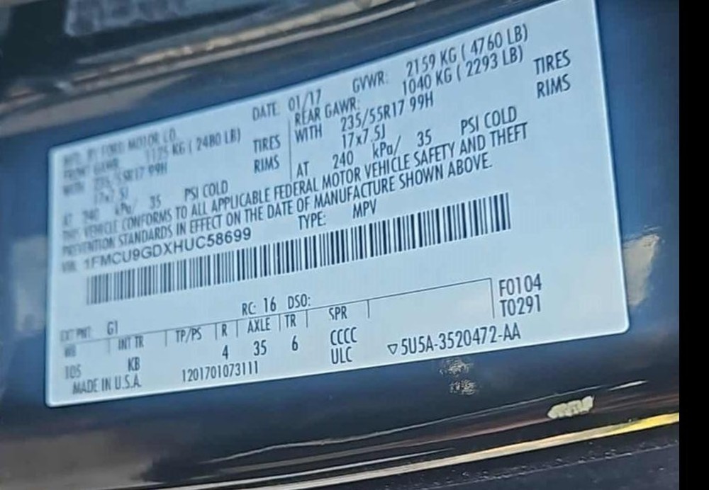 Used Telematics Interface Module fits: 2017 Ford Escape Communication behind rad