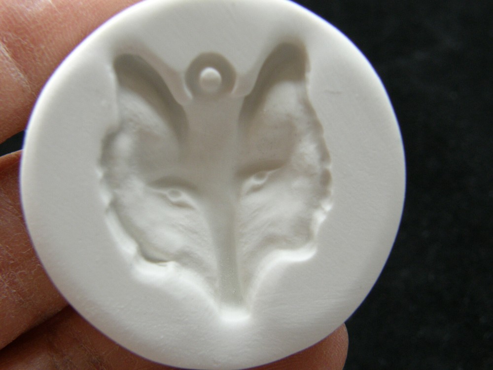 Wolf Face Polymer Clay Mold (MD1609)
