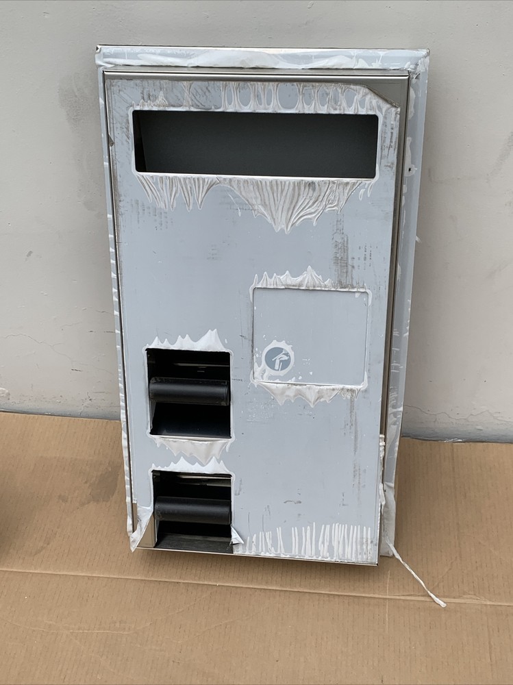 Bobrick B357 Partition Mounted Double Sided Seat Cover Dispenser (MISSING KEY)