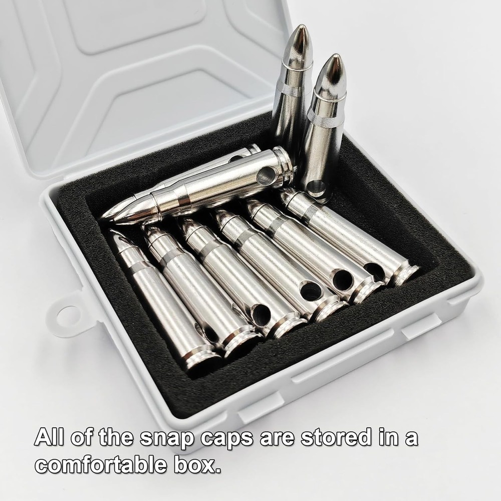 Training Snap Caps for Dry Fire Training Dummy Rounds Practice Safe Loading F...