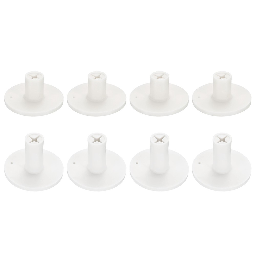 Rubber Golf Tee, 2Sizes 8Pcs Golf Practice Tees Training Driving Range, White