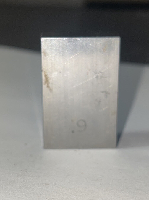 .900 Starrett-Webber Gage Block Used