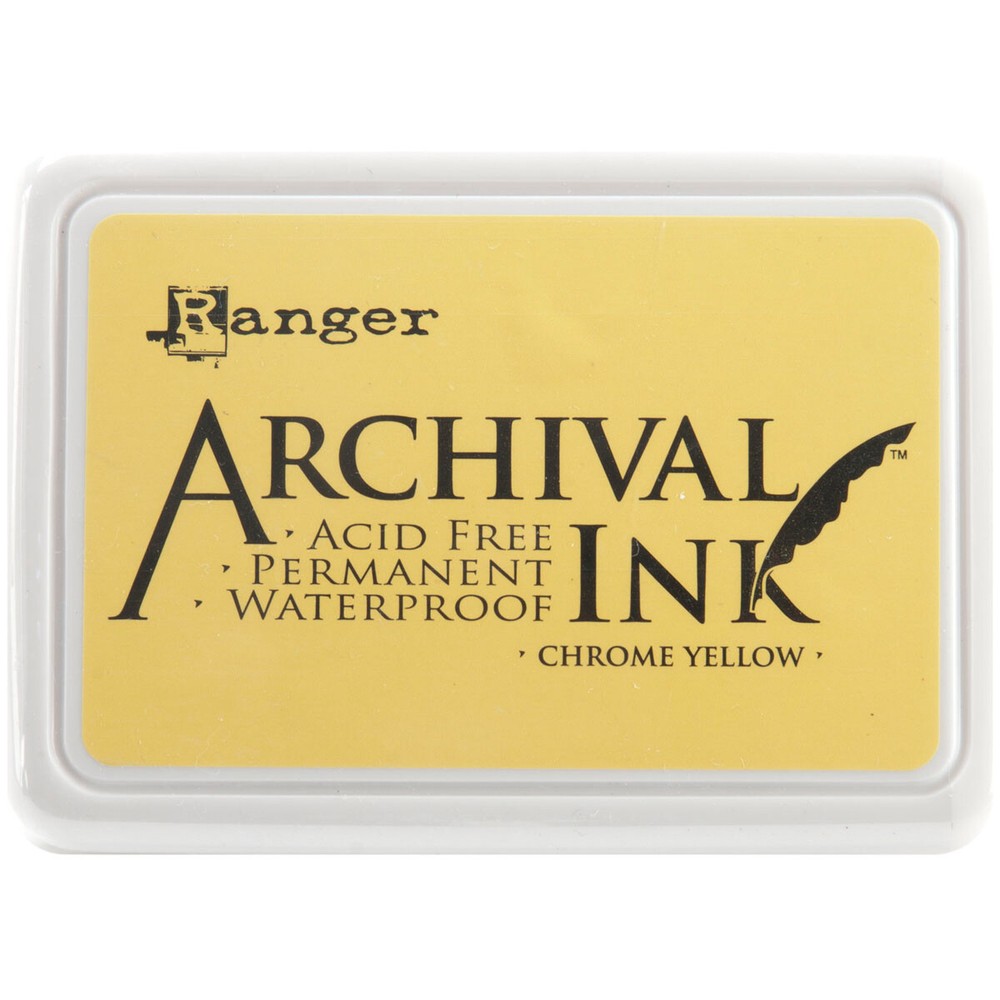 Ranger Archival Ink Pad #0-Chrome Yellow