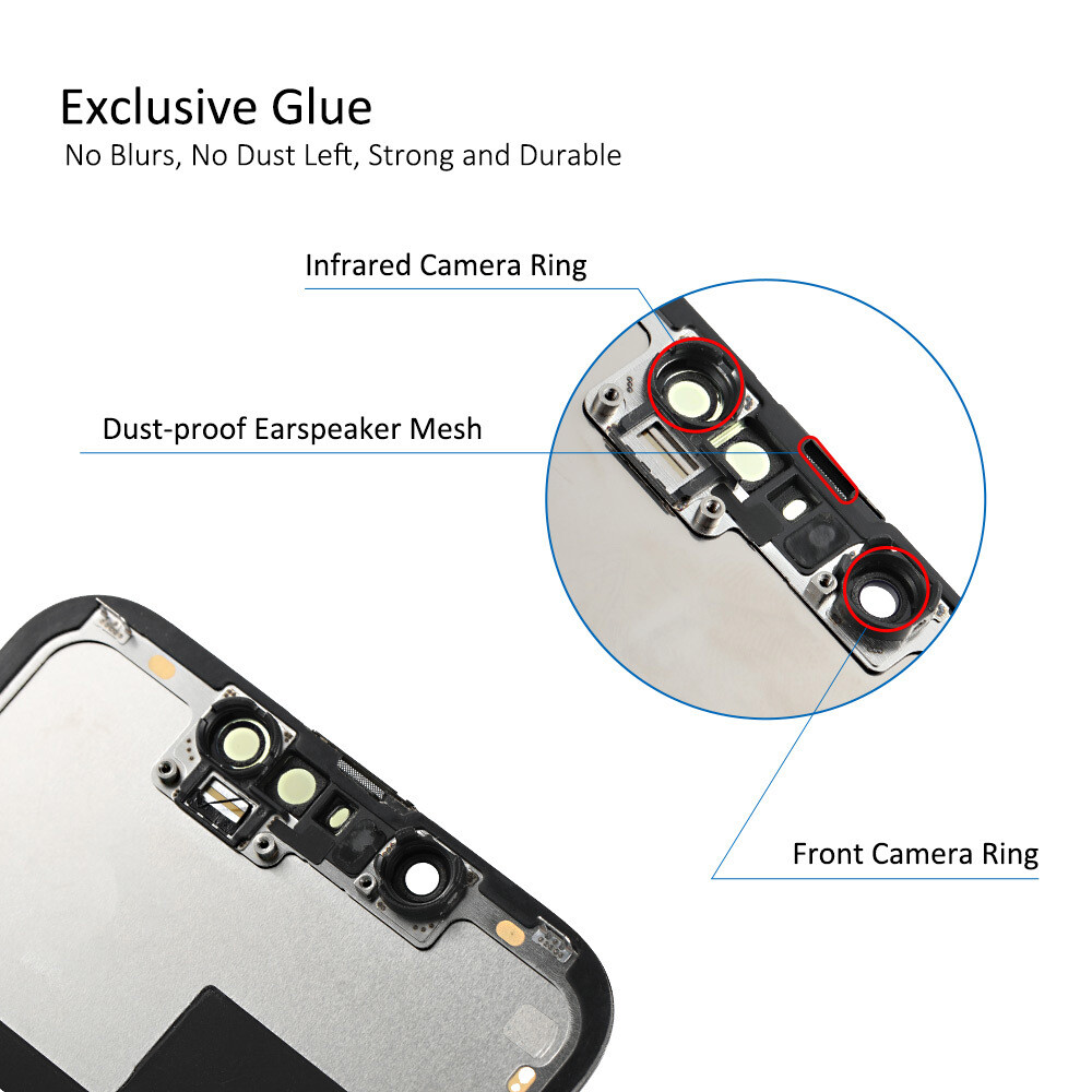 For iPhone 13 mini 5.4" Soft Hard OLED Incell LCD Display Touch Screen Digitizer