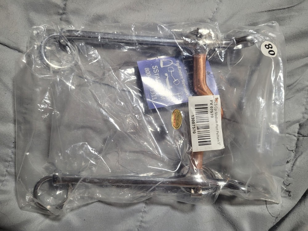FES cpr medium port pelham 5in bit