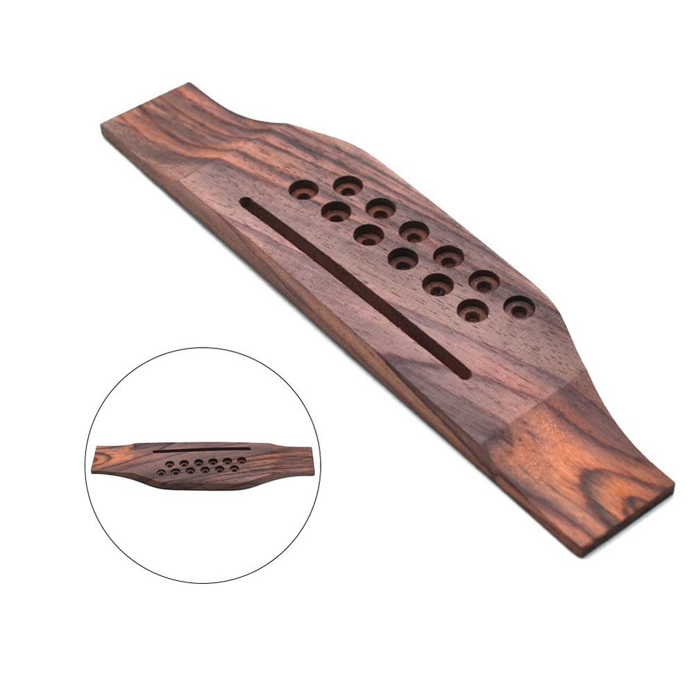 Restore Your Guitar's Glory Replace with a Rosewood Bridge for 12 String