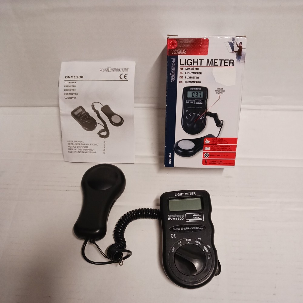 Velleman DVM1300 DIGITAL LIGHT METER