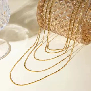Layered Box Chain Necklace