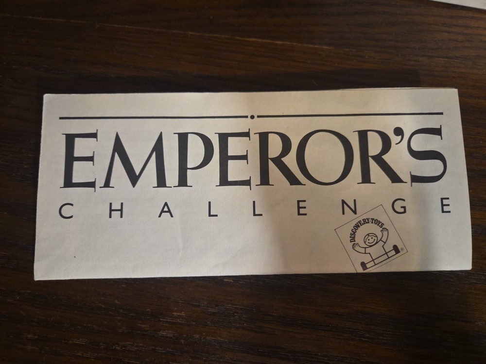 RARE Vintage 1986 Emperor's Challenge Board Game - Complete