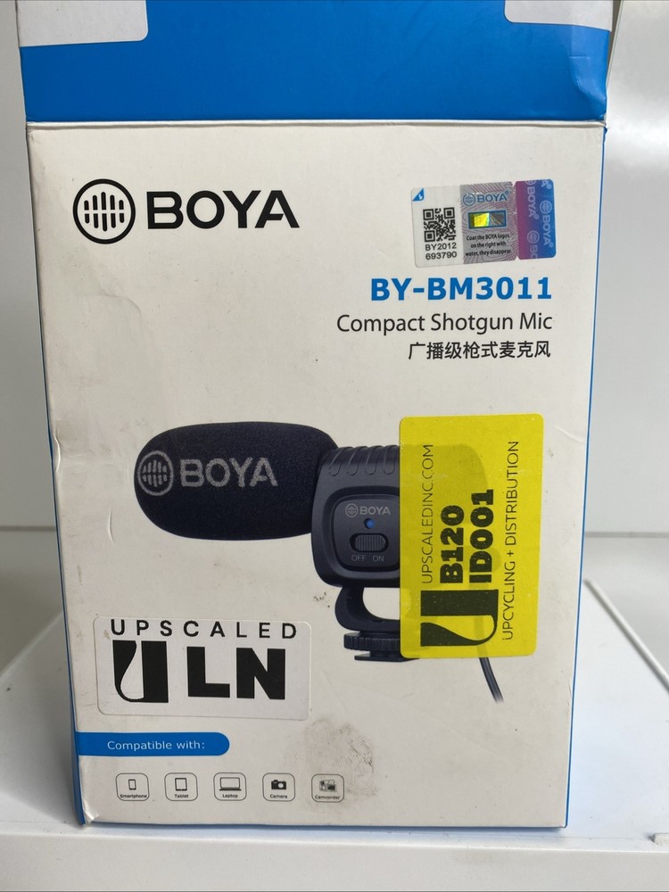 BOYA BY-BM3011 Camera-Mount Compact Shotgun Microphone Bran