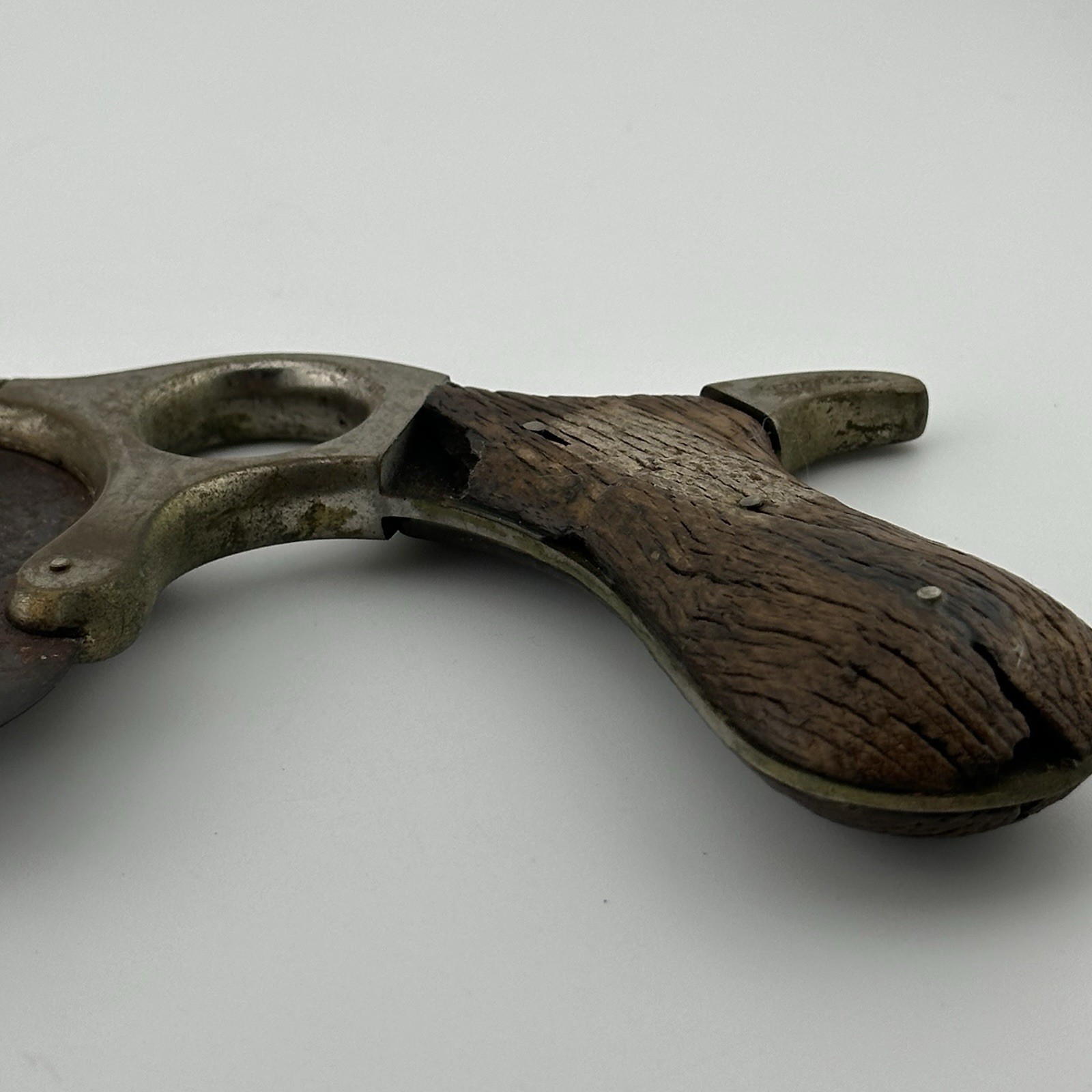 Antique 1800s US Civil War Era Leslie & Co Surgeon Amputation Bone Saw Doctor