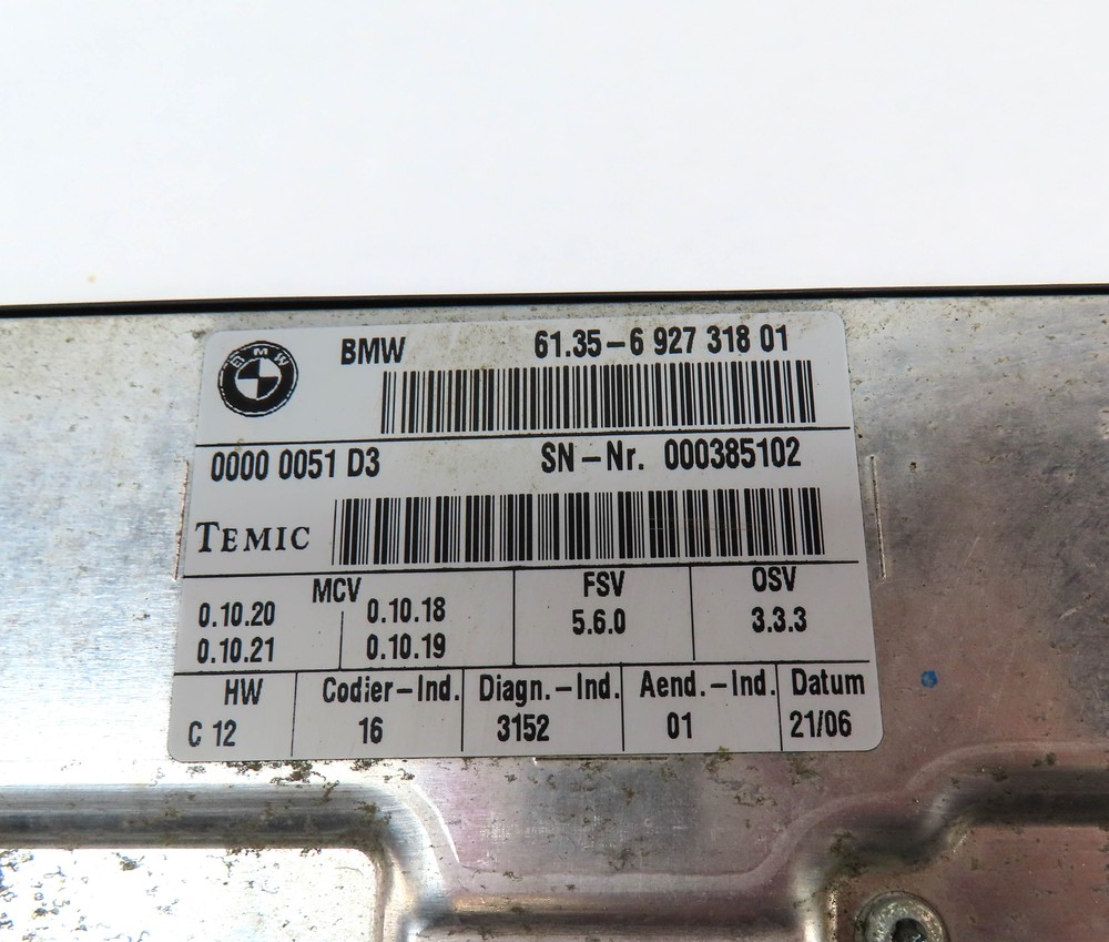 2007 BMW 550I (E60) FRONT LEFT DRIVER SEAT CONTROL MODULE