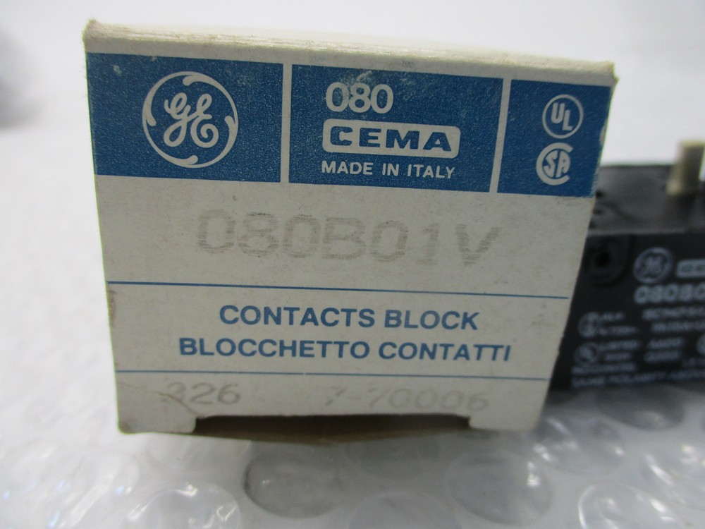 GENERAL ELECTRIC 080B010V CONTACT BLOCK NSNP