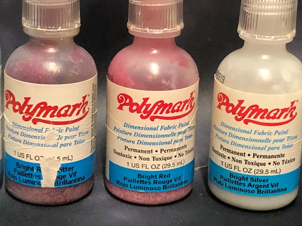 Ranger Embossing Ink Keepsake Sparkle Gel Polymark Fabric Paint