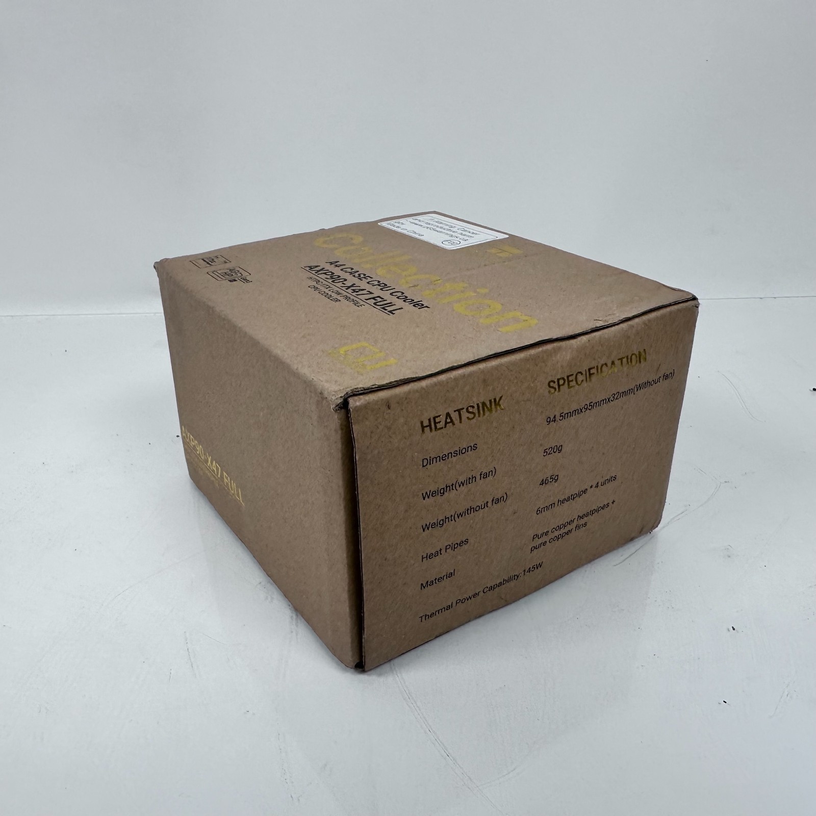 (NEW) Thermalright AXP90 X47 Full Copper Low Profile CPU Cooler TL-9015R S Fan