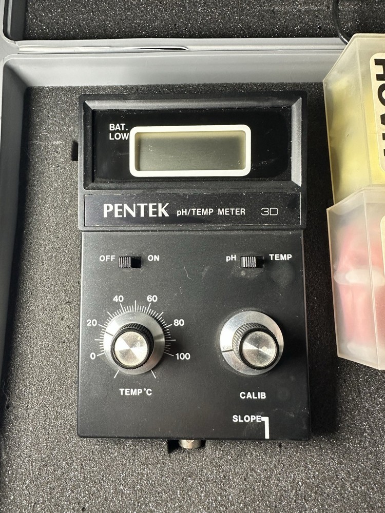 Pentek Scientific Ph/Temp Meter 3d Sensor Display Kit with Box - Taiwan