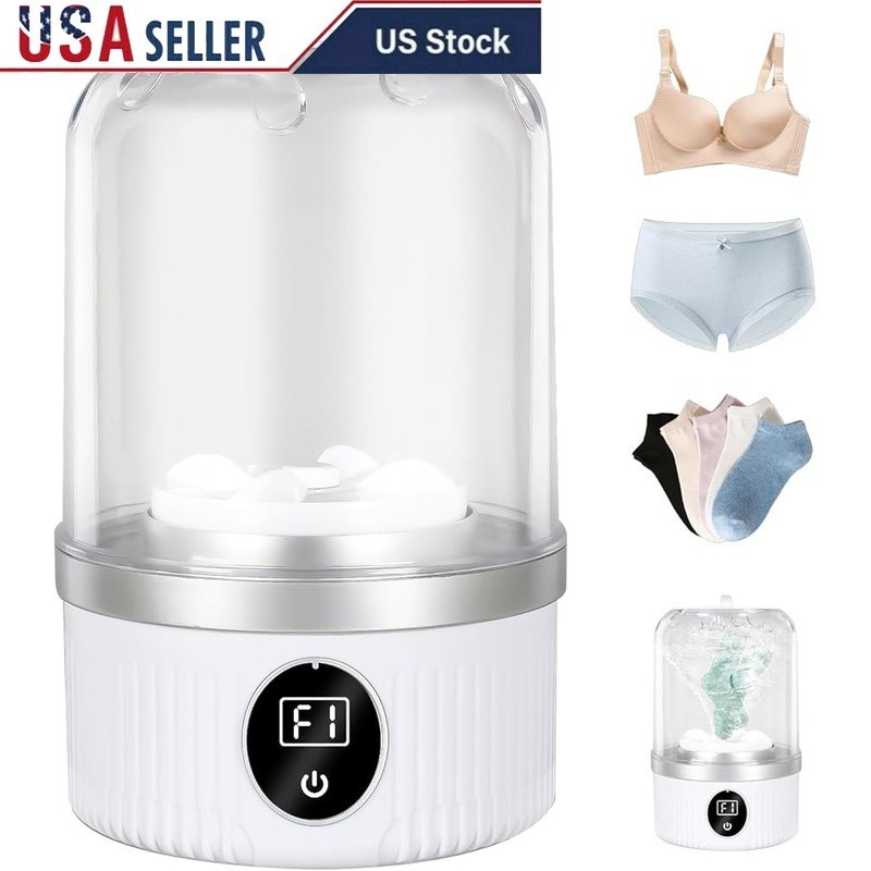 Mini Portable Washer Delicates USB Powered Compact Travel Laundry Machine