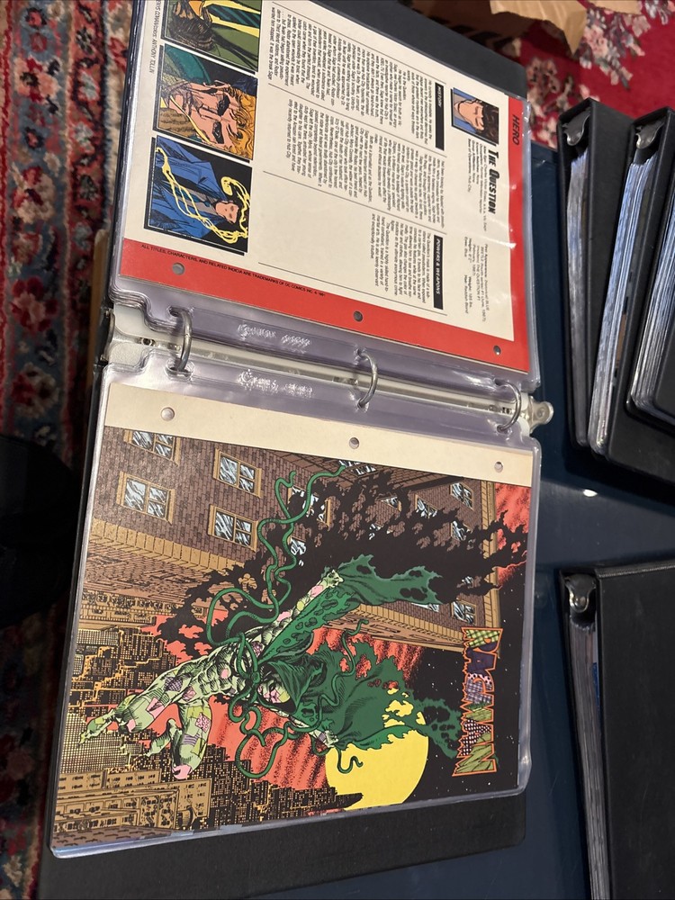 Comic Book Bio Binder