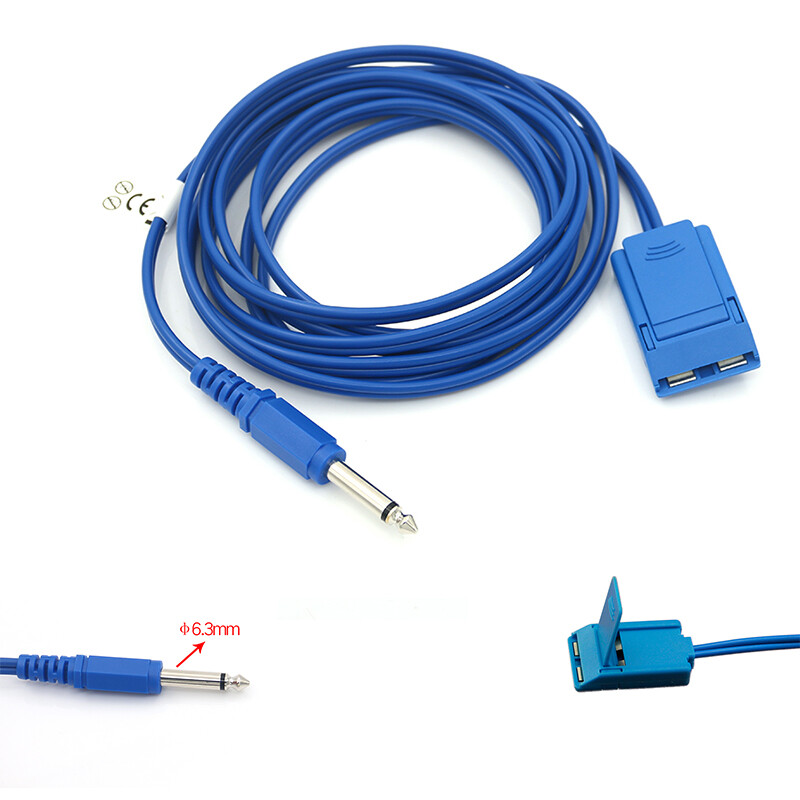 New Durable Electrode Electrocautery Negative Plate Connecting Cable For Patient