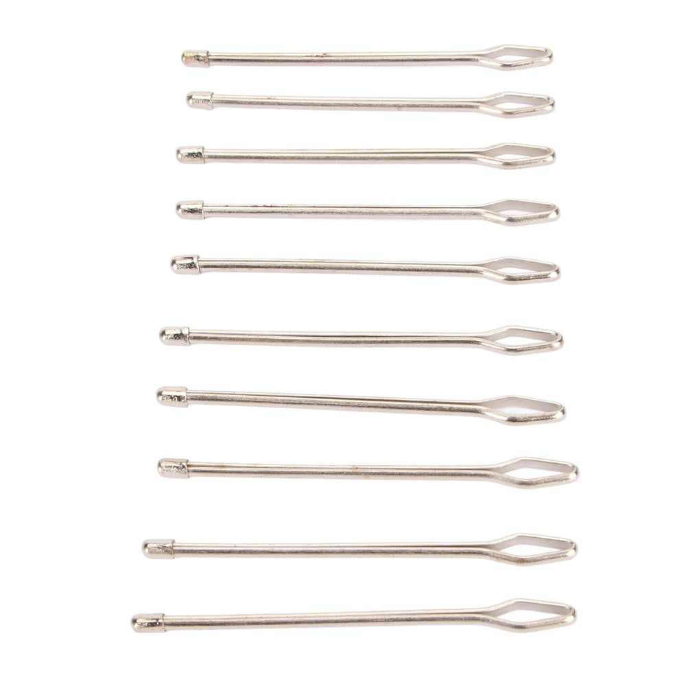 30pcs Drawstring Needle Threader Easy Pull Rust Protection Elastic Threader